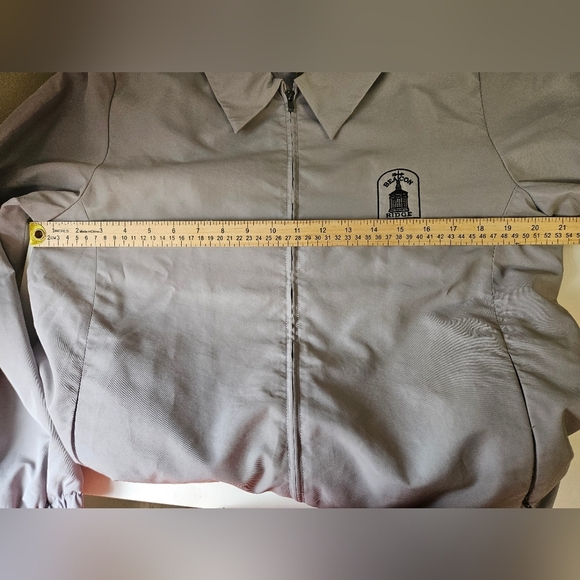 Antigua For Women- Gray Women's  Zip-Up Jacket with Embroidered Logo SZ M - Picture 6 of 9